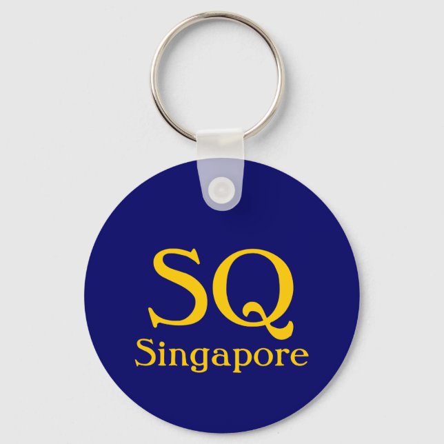 Porte-clés SQ, Singapour (Recto)