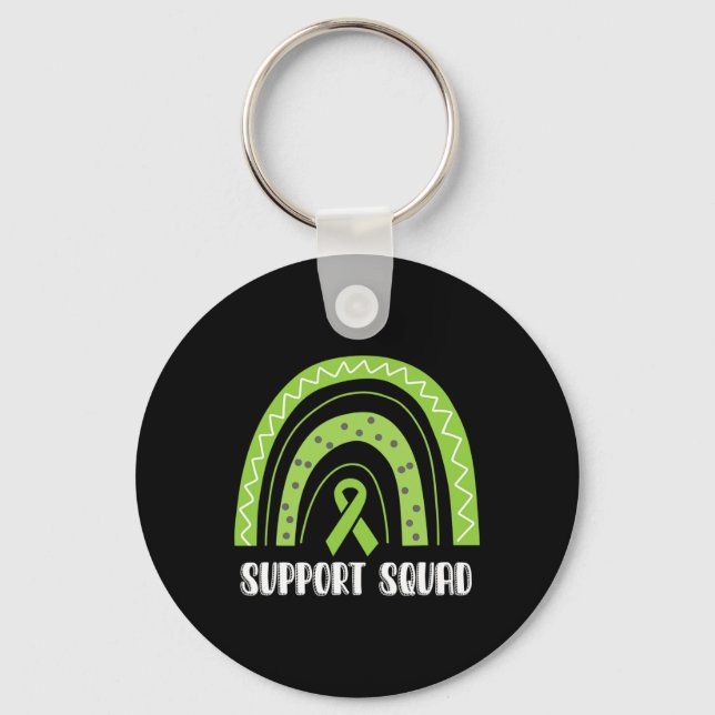 Porte-clés Squad Green Rainbow Sensibilisation aux maladies d (Recto)