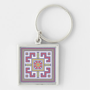 Porte-clés Square cross-stitch