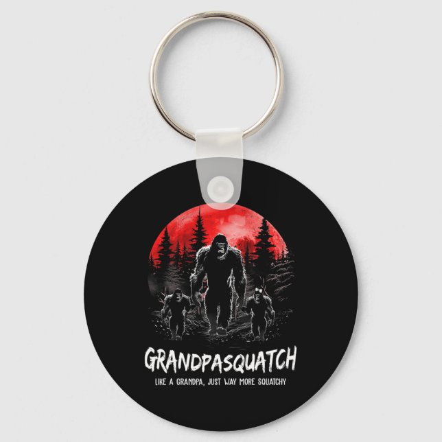 Porte-clés Squatch Comme Un Grand-Père Juste Beaucoup Plus De (Recto)