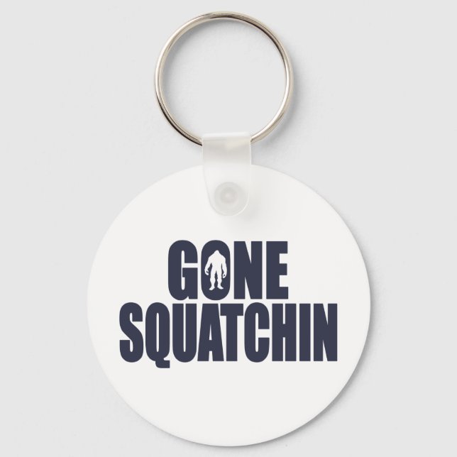 Porte-clés SQUATCHIN *Deluxe* Bobo Gear Trouver Bigfoot (Recto)