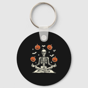 Porte-clés Squelette anti-Trump Halloween manches longues 