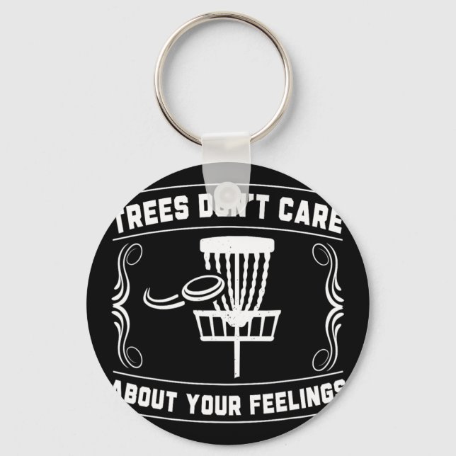 Porte-clés Squelette de Disc Golf Les Arbres Se Moquent De Vo (Recto)