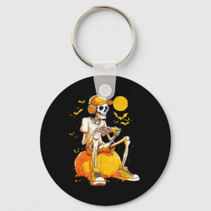 Porte-clés Squelette de joueur vidéo drôle jeu Halloween garç