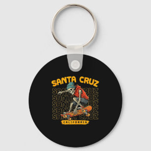 Porte-clés Squelette de skater santa cruz vintage rétro