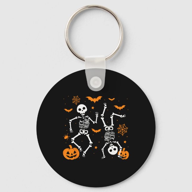 Porte-clés Squelette drôle d'Halloween de Trump  (Recto)
