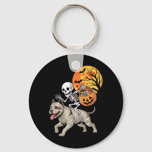 Porte-clés Squelette drôle montant Mummy Pitbull Femmes Homme