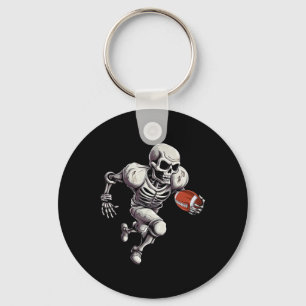Porte-clés Squelette jouant au football Halloween amateur de