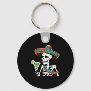 Porte-clés Squelette margarita cinq de mayo