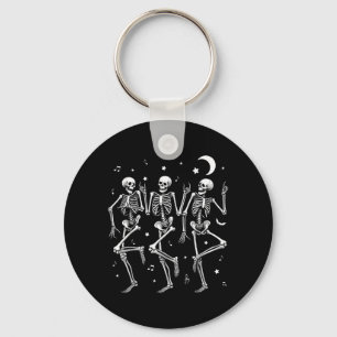 Porte-clés Squelettes dansants Halloween Danse de squelette d