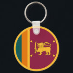 Porte-clés Sri Lanka Flag<br><div class="desc">Patriotic flag of Sri Lanka.</div>
