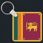 Porte-clés Sri Lanka Flag<br><div class="desc">Patriotic flag of Sri Lanka.</div>