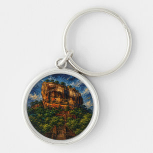 Porte-clés Sri Lanka : Nuit mystique Sigiriya Art Souvenir