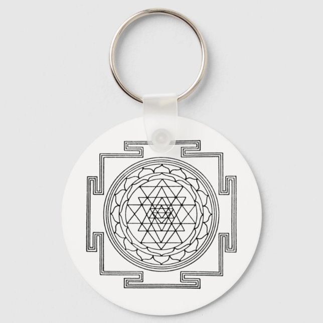 Porte-clés Sri Yantra Mandala (Recto)
