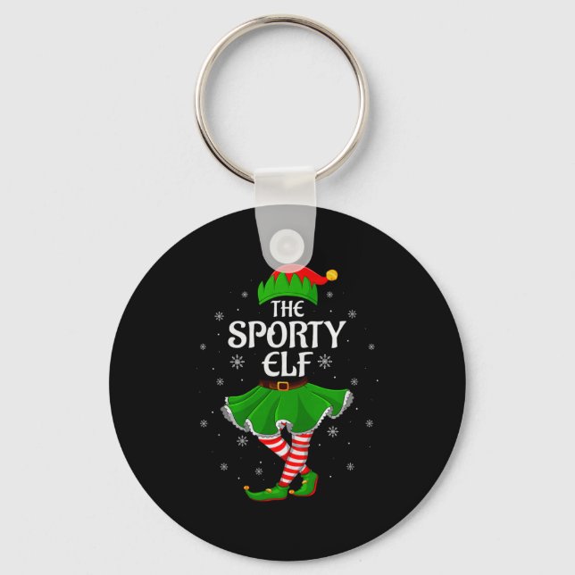 Porte-clés Srty Elf Christmas Family Girls Women Elf Squad Xm (Recto)