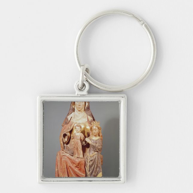 Porte-clés St Anne, la Vierge et enfant, (Devant)
