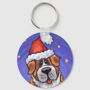 Porte-clés St. Bernard Christmas