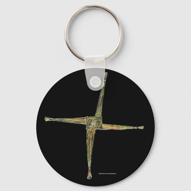 Porte-clés St Brigid's Day, St Bridget's Cross,  Keychain, (Recto)