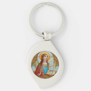 Porte-clés St. Cecilia de Rome (BK 003) Swirl