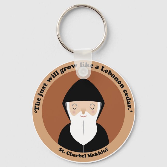 Porte-clés St. Charbel Makhluf (Recto)