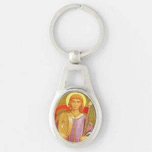 Porte-clés St. Florian de Lorch (PM 03) Métal Ovale