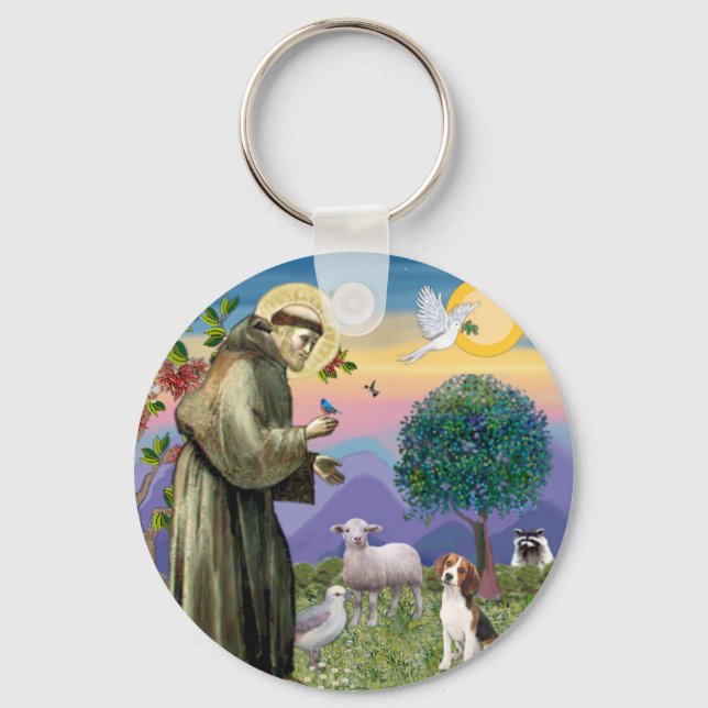 Porte-clés St Francis - Beagle 1 (Recto)
