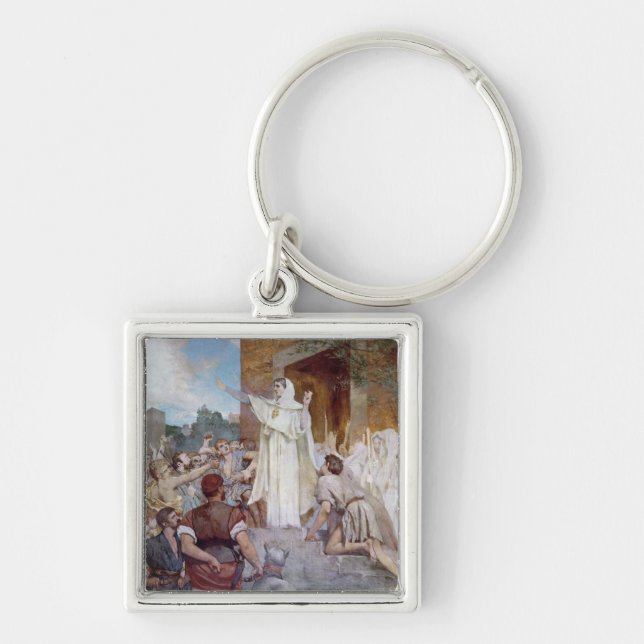 Porte-clés St Genevieve calmant le Parisians (Devant)