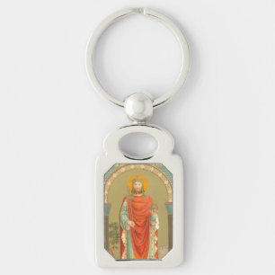 Porte-clés St. Henri II, Empereur (BBS 10) Métal Rectangulair