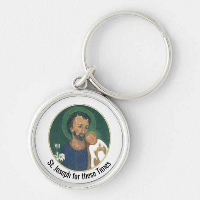 Porte-clés St Joseph pour ces temps-ci, (Devant)