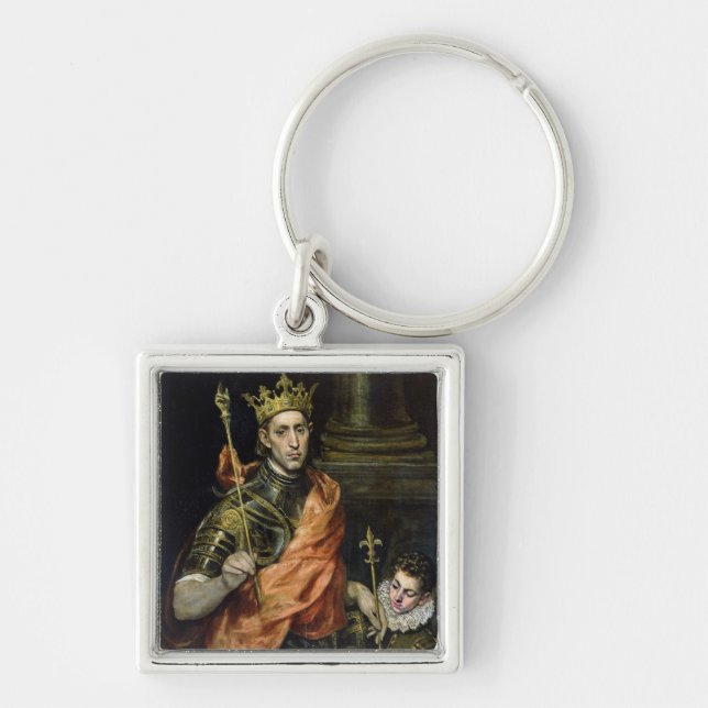 Porte-clés St Louis et sa page, c.1585-90 (Devant)