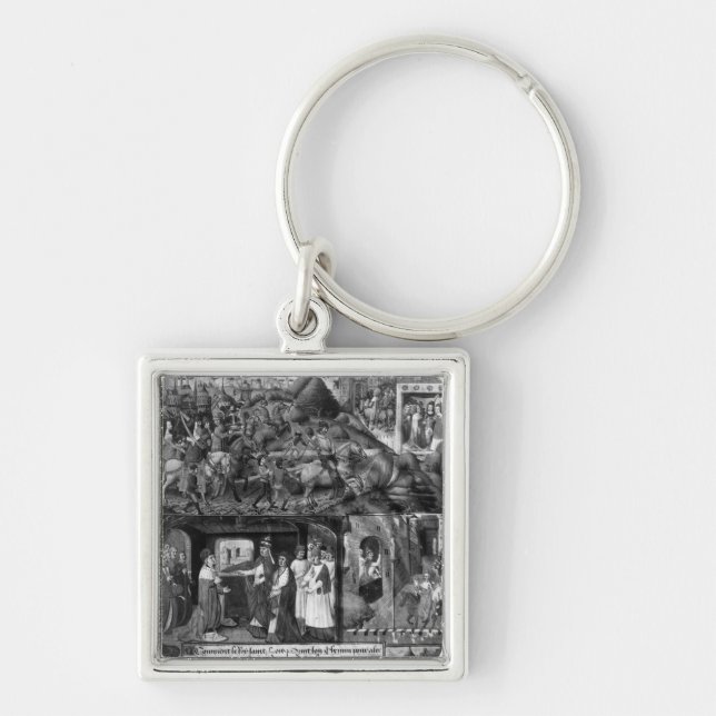 Porte-clés St Louis partant pour la croisade (Devant)