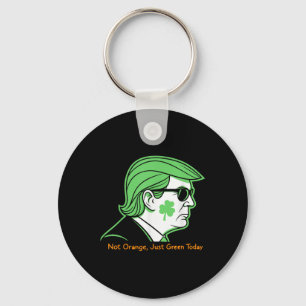 Porte-clés St. Paddy’s Day Trump - Shamrock, Luck &