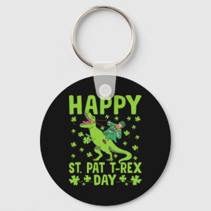 Porte-clés St Pat Trex Day Dinosaure Saint Patricks Day St Pa