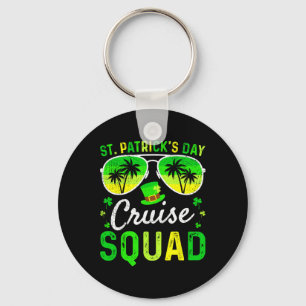 Porte-clés St Patrick's Day Cruise Squad 2025 Funny Family Ma