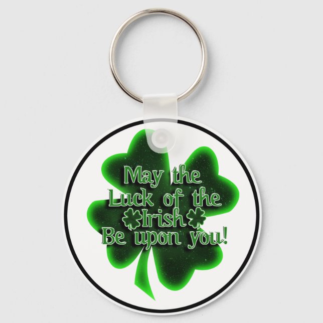 Porte-clés St. Patrick's Day - May The Luck Of The Irish... (Recto)