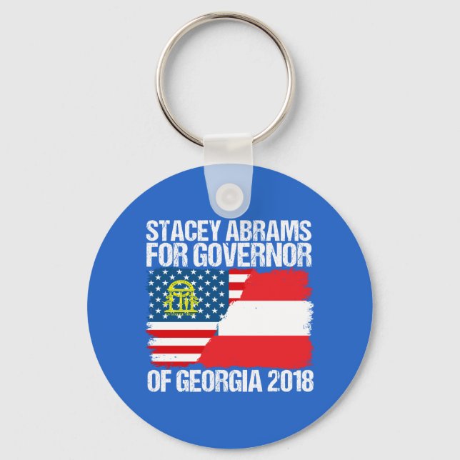 Porte-clés Stacey Abrams pour le gouverneur de la Géorgie 201 (Recto)