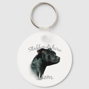 Porte-clés Staffordshire Bull Terrier Maman 2