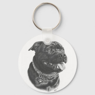 Porte-clés Staffordshire Bull Terrier Porte - clé