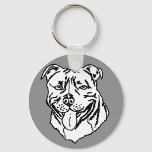 Porte-clés Staffordshire Bull Terrier STAFFY