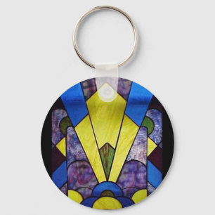 Porte-clés Stained Glass_Art Deco Key Chain