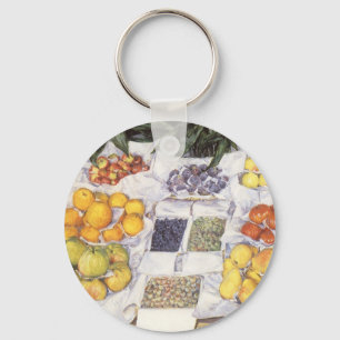 Porte-clés Stand de fruits de Gustave Caillebotte, Art Vintag