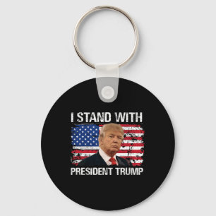 Porte-clés Stand President Trump American Flag Trump 2024 Men