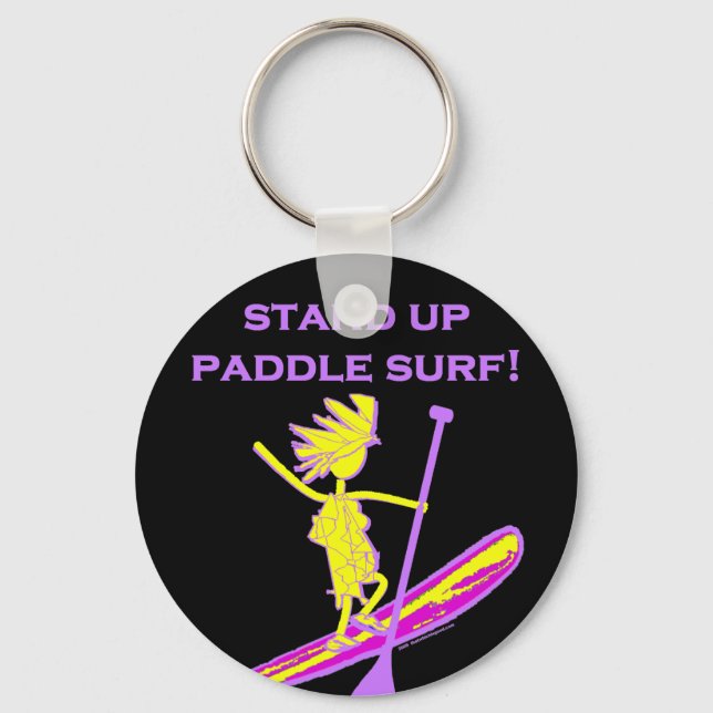 Porte-clés Stand Up Paddle Surf! (Recto)