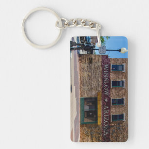 Porte-clés Standin sur le coin en Winslow, AZ.