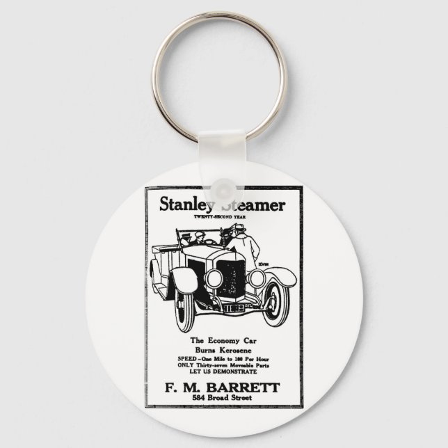 Porte-clés Stanley Steamer Ad Porte - clé 1928 (Recto)