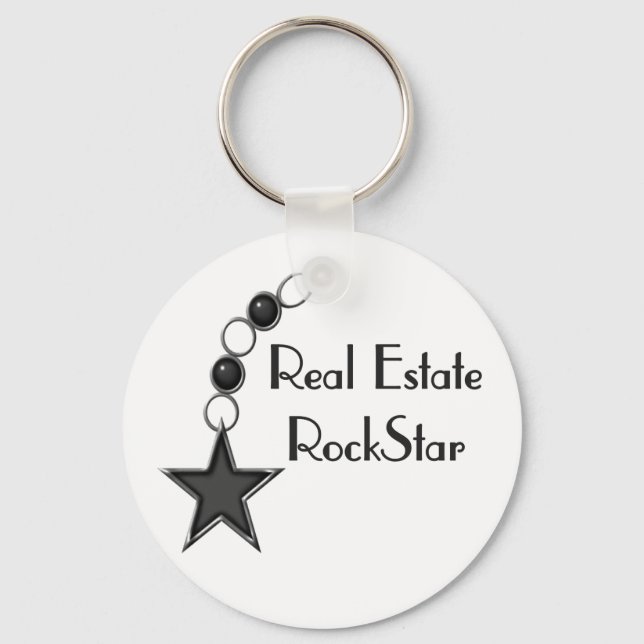 Porte-clés Star de rock immobilier (Recto)