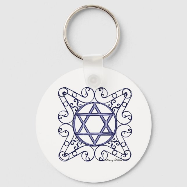 Porte-clés Star of David Key Chain (Recto)
