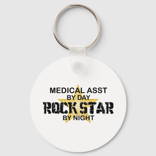 Porte-clés Star rock Médicale Asst (Recto)