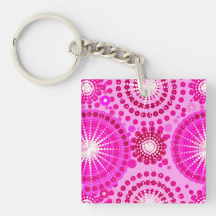 Porte-clés Starburbs et pingwheel, orchidée et magenta