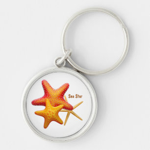 Porte-clés Starfish Simple Moderne Personnalisé